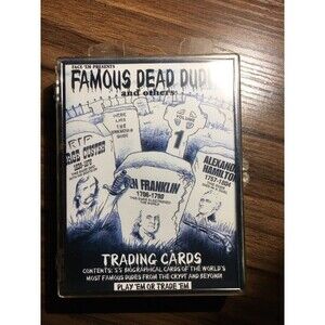 FAMOUS DEAD DUDES TRADING CARDS